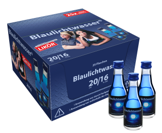 Blaulichtwasser® 20/16 - 25er-Box 