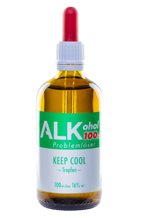 ALKohol - 100ml Problemlöser Anwendung: "KEEP COOL" 