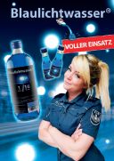 Blaulichtwasser® - Plakat: "POLICE-GIRL" 
